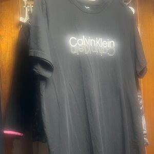 Calvin Klein Charcoal Tee with Logo